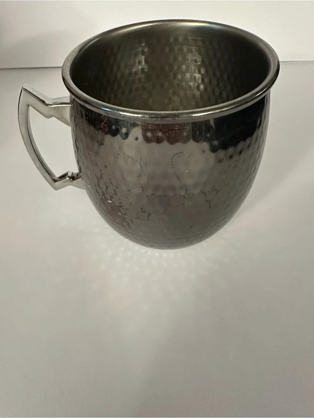 Hammered Stainless Steel Moscow Mule Mug - Gunmetal